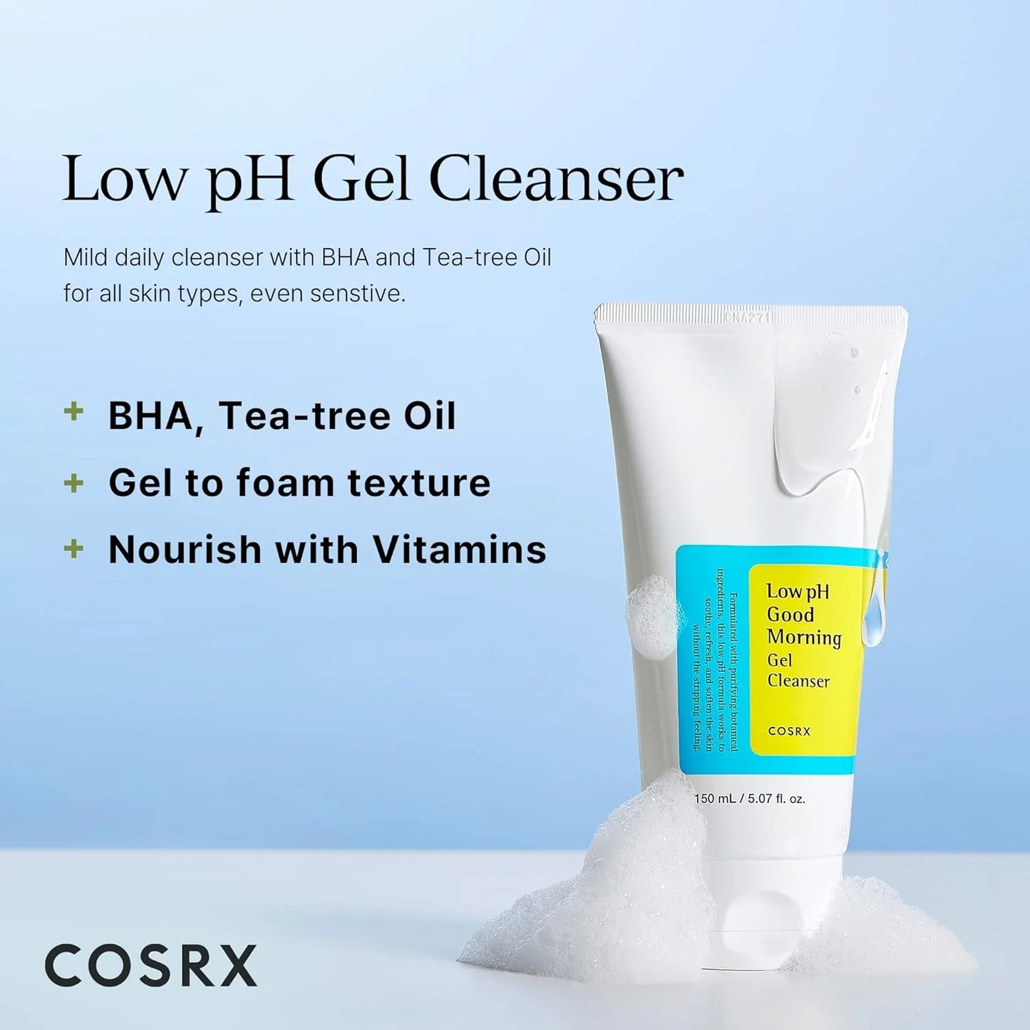 COSRX Low PH Good Morning Gel Cleanser 150ml